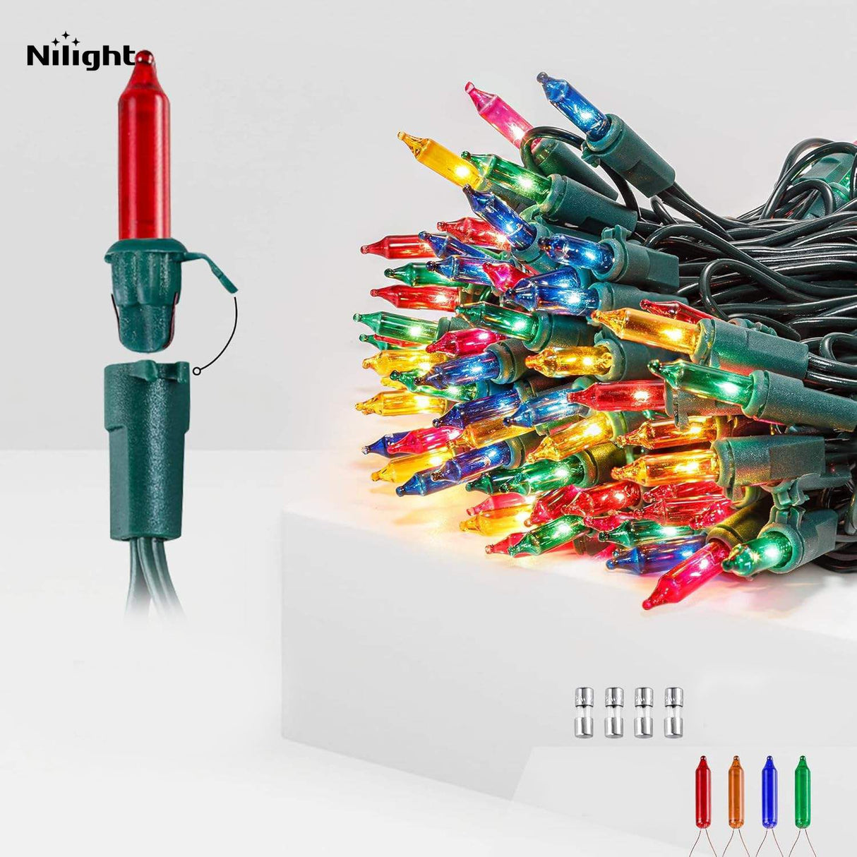 Electric lights for Christmas trees