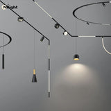 Electric track lighting units