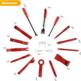 retainer clips 19 Pcs Auto Trim Removal Tool Set Red