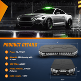 Roof Top strobe light 42 Leds Roof Top Green White Emergency Strobe Light Control Panel Magnetic Mount