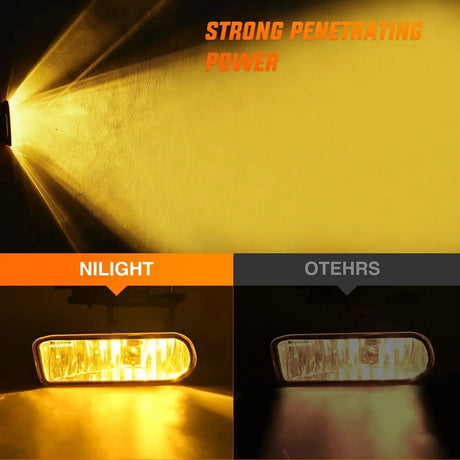 1999-2002 Chevy Silverado 1500 2500 2001-2002 Chevy Silverado 3500 2000-2006 Chevy Suburban Tahoe Amber Fog Light Assembly Nilight