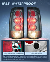 1999-2006 GMC Sierra 1999-2002 Chevy Silverado Taillight Assembly Rear Lamp Smoke Housing Rear Lamp Replacement Only Fits Fleetside Models Driver Passenger Side Nilight