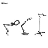 Electrical magnifying light fixtures