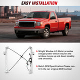 741-443 Power Window Regulator Front Passenger with Motor Compatible with Chevrolet Silverado 1500 2007-2013 Tahoe GMC Yukon Sierra 1500 2007 2008 2009 2010 2012 2013