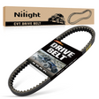 Nilight 725 Go Kart Drive Belt Fit for Hammerhead 80T Mudhead 208R 14704 Trailmaster Mid Karts MB200 XRX Mud Head Go Kart 6.5HP Engine 30 Series Torque Converter Belt Replacement 9.100.018-725, 1 Pack