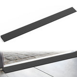 Nilight 1Inch Rise Threshold Ramp for Doorways, 39.4Inch Wide Low Profile Cuttable Rubber Wheelchair Access Door Ramp for Doorway, Curb, Home Steps, Bathroom