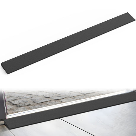 Nilight 1Inch Rise Threshold Ramp for Doorways, 39.4Inch Wide Low Profile Cuttable Rubber Wheelchair Access Door Ramp for Doorway, Curb, Home Steps, Bathroom
