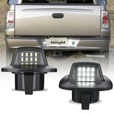 License Plate Lights Compatible with 1997 1998 1999 2010 2011 Dodge Dakota 2006-2009 Mitsubishi Raider with Black Housing 6000K White 2PCS Pack