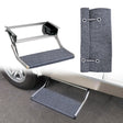 Nilight RV Step Covers 1 Pack 18 inch, Fits 8-11Inch Deep Camper Steps Adjustable Wrap Around RV Step Rug with Spring Works on Electrical & Manual RV Stairs Carpet for Camper Trailers Steps Outside, Gray