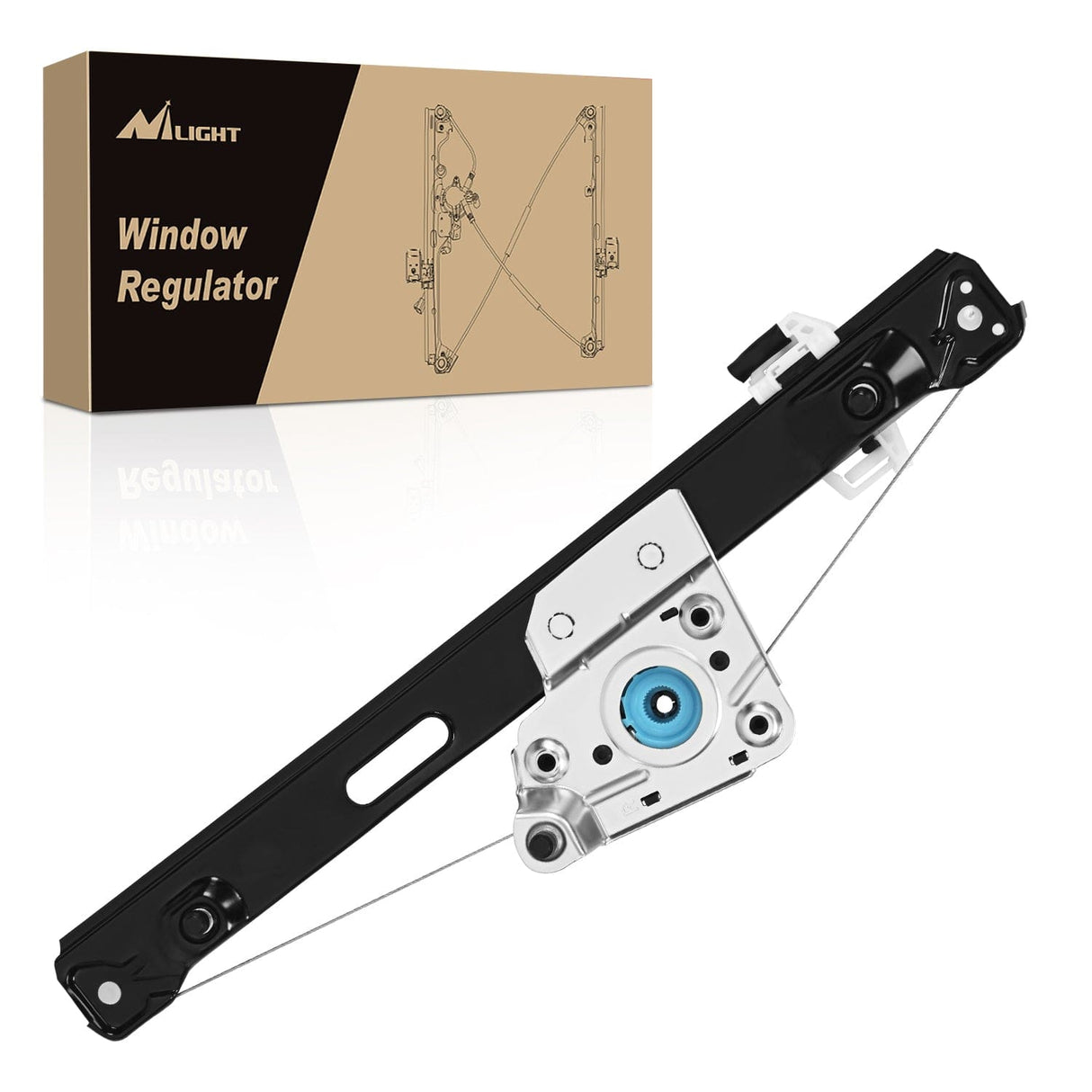 Nilight 749-469 Rear Passenger Side Power Window Regulator,Compatible with BMW E90 E91 323i 325i 325xi 328i 328i xDrive 330i 330xi 335i 335xi M3 2006 2007 2008 2009 2010 2011