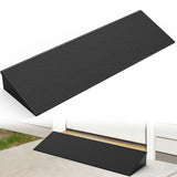 Nilight 1.6Inch Rise Threshold Ramp for Doorways, 19.7Inch Wide Low Profile Rubber Smooth Access Door Ramp for Doorway, Curb, Home Steps, Bathroom