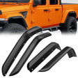Fender Fender Flares Extensions Set Compatible with 2020 2021 2022 2023 2024 Gladiator JT (Only for Low Wheel Arches)