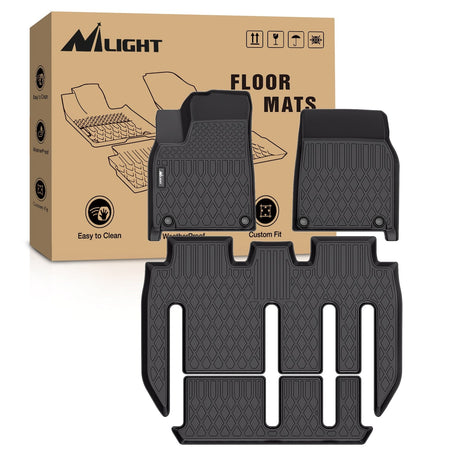 Floor Mat 2022 2023 2024 2025 Tesla Model X 7 Seats TPE Floor Mats