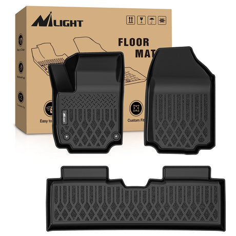 Nilight 2025 2026 Chevy Equinox GMC Terrain (Fuel Model Only) TPE All Weather Custom Fit Heavy Duty Floor Liners