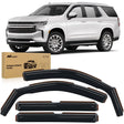 Nilight in Channel Rain Guards for Chevy Tahoe/GMC Yukon/Cadillac Escalade 2015 2016 2017 2018 2019 2020 Original Window Deflectors, Vent Window Visors-4PCS