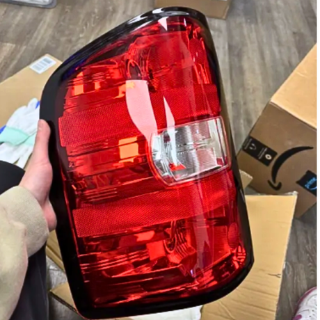 Taillight Assembly 2007 2008 2009 2010 2011 2012 2013 2014 Chevy Silverado 1500 2500HD 3500HD 2007 2008 2009 2010 2011 2012 2013 GMC Sierra 3500HD Tail light Assembly Rear Lamp w/Bulbs and Harness Driver Side (25% OFF Final Checkout)