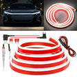 Led light Strip LED Hood Light Strip, 59Inch Flexible Car Hood Light Waterproof Dynamic Startup Daytime Running Light for Cars, SUVs, Trucks, White