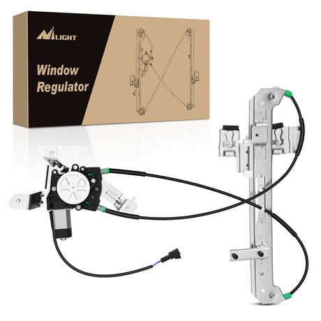 Nilight Power Window Regulator with Motor Rear Passenger Side,Compatible with Cadillac Escalade/Chevy Tahoe/GMC Yukon 2002 2003 2004 2005 2006,Rear Right,748-229