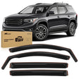 Nilight Window Rain Guards for GMC Acadia 2017 2018 2019 2020 2021 2022 2023 Window Deflectors, Vent Window Visors-4 Pieces
