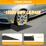 Nilight Car Ramps, Portable Low Profile Vehicles Service Ramp for Home Garage Maintenance, 10,000lb GVW Capacity, 2 Pack