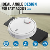 1.6Inch Rise Threshold Ramp for Doorways, 19.7Inch Wide Low Profile Rubber Smooth Access Door Ramp for Doorway, Curb, Home Steps, Bathroom