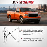 741-442 Power Window Regulator Front Driver Side with Motor Compatible with Chevrolet Silverado 1500 2007-2013 Tahoe GMC Yukon Sierra 1500 2007 2008 2009 2010 2012 2013