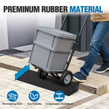 1.6Inch Rise Threshold Ramp for Doorways, 19.7Inch Wide Low Profile Rubber Smooth Access Door Ramp for Doorway, Curb, Home Steps, Bathroom