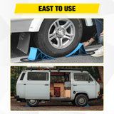 Nilight Wheel Chocks, Heavy Duty Wheel Stopper for Car, Truck, Trailer, RV, Caravan, Motorcycle, 8.3Inch x 9.2Inch x 4.7Inch, 2-Pack