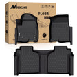 Floor Mat 2019 2020 2021 2022 2023 2024 2025 Chevy Silverado 1500 / GMC Sierra 1500 / 2020 2021 2022 2023 2024 2025 Chevrolet Silverado / GMC Sierra 2500HD 3500HD Crew Cab TPE Floor Mats
