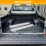 Loading Ramps, 62.6Inch x 9Inch Heavy Duty Steel Trailer Ramp, 880lbs Capacity for Hand Truck, Motorcycle, Riding Mower, ATVs & 4-Wheel Equipment, 2 Pack