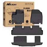 Floor Mat 2022 2023 2024 2025 Nissan Pathfinder 8 Seats 2022 2023 2024 2025 Infiniti QX60 7 Seats TPE Floor Mats