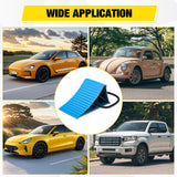 Nilight Wheel Chocks, Heavy Duty Wheel Stopper for Car, Truck, Trailer, RV, Caravan, Motorcycle, 8.3Inch x 9.2Inch x 4.7Inch, 2-Pack