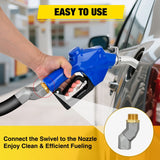 Fuel Hose Swivel 1 Inch NPT Fuel Hose Swivel, 360 Rotating Connector for Fuel Transfer Hose Nozzle Pump Diesel Gasoline Kerosene