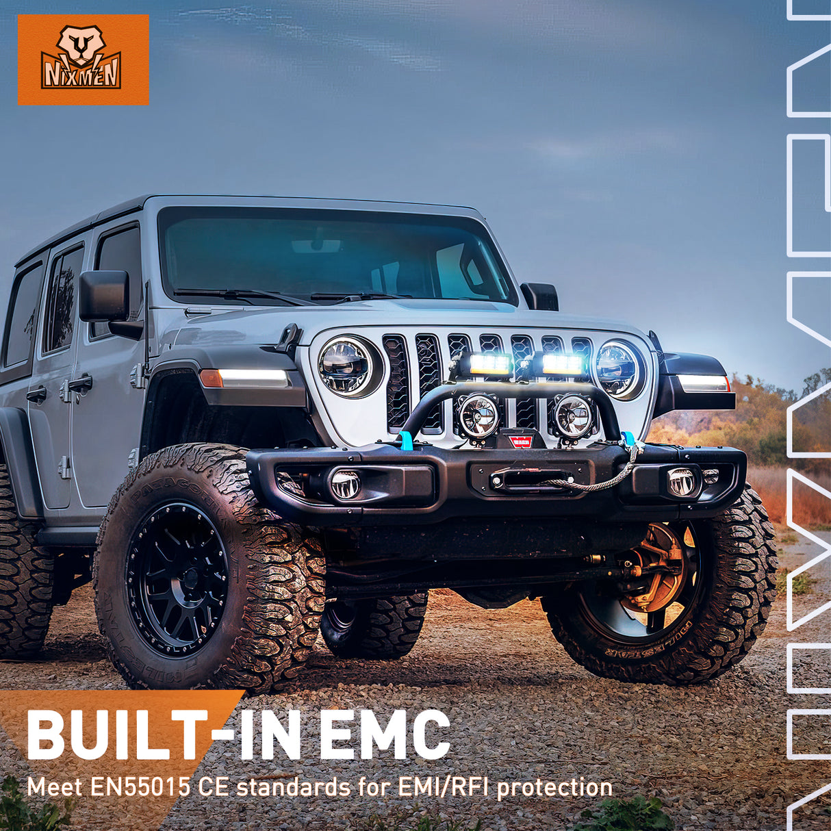 LED Light Bar with Amber DRL 2 PCS 15 W 5.3 Inch Single Row 1680 LM Anti-Glare Spot Offroad Slim Driving Lights IP68 w/ 16AWG DT Wiring Kit for Pickup Truck SUV ATV UTV Boat 4x4 Jeep