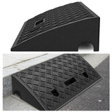 Nilight Plastic Curb Ramps, 4.2Inch Rise Portable Lightweight Heavy Duty Threshold Ramp for Driveway Lawn Mower Scooter Bike Motorcycle Wheelchair, 2 Pack