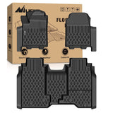 Nilight 2024 2025 2026 TPE Floor Mats for Chevy Chevrolet Silverado EV WT All Weather Custom Fit Heavy Duty Floor Liners