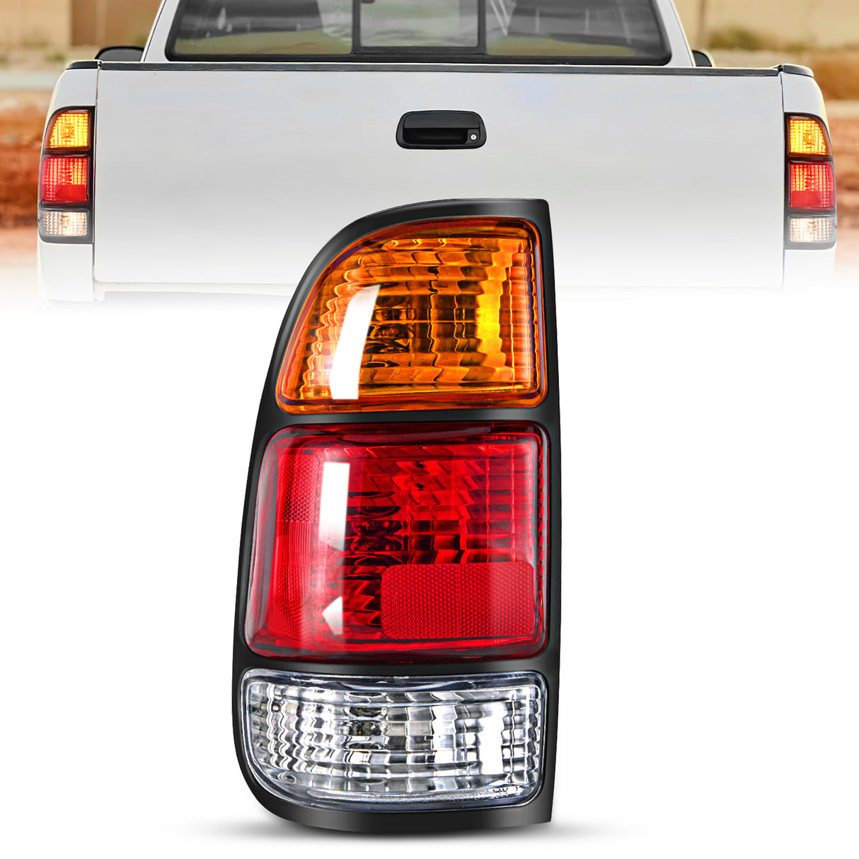 Nilight Taillight Assembly Compatible with 2000 2001 2002 2003 2004 2005 2006 Toyota Tundra Tail Light OE Style Rear Lamp Replacement Left Driver Side