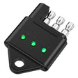 Nilight 4 Way Flat Trailer Wiring Circuit Tester Male End Wire 4 Pin Test with Bright Light Indicator for Turn Signal Brake Tail Lights Trouble Shooting