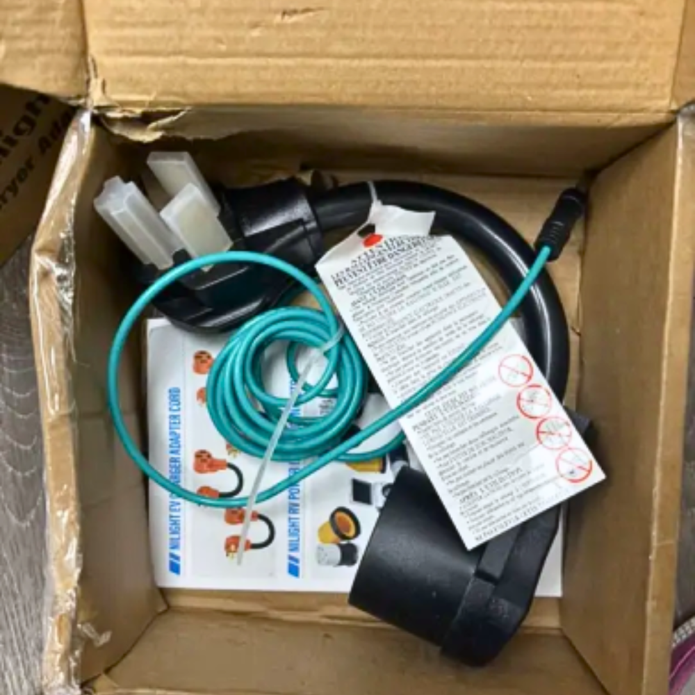 EV Dryer Adapter Cord 30 Amp to 30Amp 3 Prong 125V 3750 Watt Pure Copper Dryers Old Outlet New Plug Conversion Heavy Duty 10 Gauge Wires 10-30P to 14-30R 30M/30F (25% OFF Final Checkout)