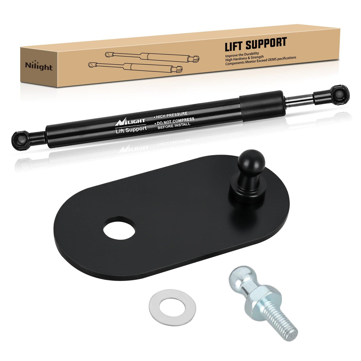 Nilight Pickup Tailgate Assist Shock for 07-21 Toyota Tundra Heavy Duty, Truck Tail Gate Lift Assist Tailgate Shock Damper fit for Toyota Tundra 2007-2012 2013 2014 2015 2016 2017 2018 2019 2020 2021