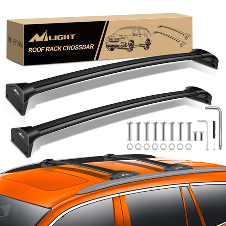 Aluminum Roof Rack Cross Bars Fit for Honda Pilot 2016 2017 2018 2019 2020 2021 2022 LX EX EX-L with Flush Rails Fixed Point