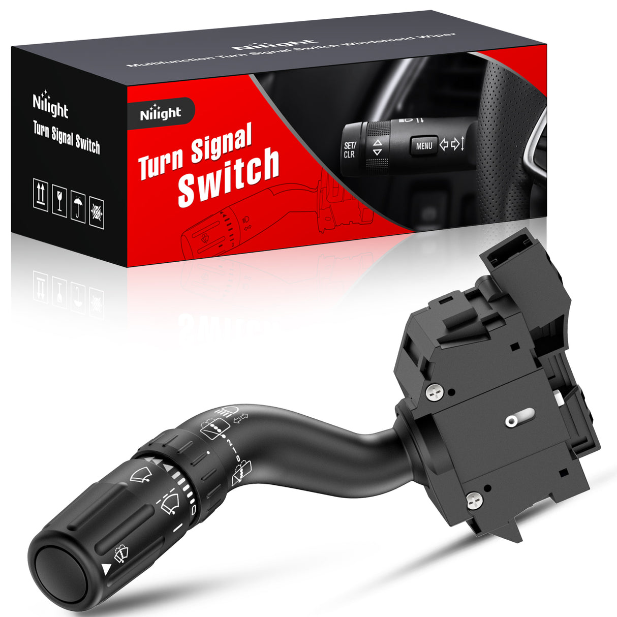 Nilight Turn Signal Switch Compatible with 2007 2008 2009 2010 2011 2012 2013 2014 Ford Expedition 2007-2014 Lincoln Navigator Multifunction Combination Lever Switches