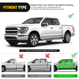 Nilight Running Boards for 2015 2016 2017 2018 2019 2020 2021 2022 2023 2024 2025 Ford F-150 SuperCrew Cab 2017 2018 2019 2020 2021 2022 2023 2024 2025 Ford F250 F350 Super Duty Crew Cab 6 Inch Stainless Steel Bolt-on Side Step Nerf Bars