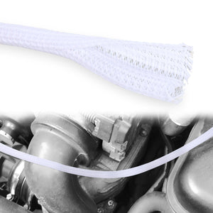 10ft-1/4inch White Cable Management Sleeves