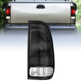 Taillight Assembly 1997 1998 1999 2000 2001 2002 2003 Ford F150 1997 1998 1999 Light Duty 1999 2000 2001 2002 2003 2004 2005 2006 2007 Ford Super Duty Taillight Assembly Smoke Housing Rear Lamp Replacement OE Style Passenger Side