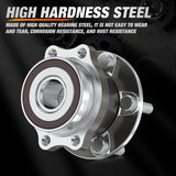Motor Vehicle Parts Rear Wheel Bearing and Hub Assembly for Subaru Forester 2014 2015 2016 2017 2018, Impreza 2012-2019 2020-2021, Crosstrek 2016-2021, XV Crosstrek 2013-2015 with 5-Lug, OEM 512518