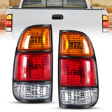 Nilight Taillight Assembly Compatible with 2000 2001 2002 2003 2004 2005 2006 Toyota Tundra Tail Light OE Style Rear Lamp Replacement Driver and Passenger Side