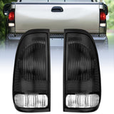 Taillight Assembly 1997 1998 1999 2000 2001 2002 2003 Ford F150 1997 1998 1999 Light Duty 1999 2000 2001 2002 2003 2004 2005 2006 2007 Ford Super Duty Taillight Assembly Smoke Housing Rear Lamp Replacement OE Style Driver Passenger Side