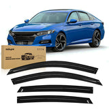 Window Rain Guards for Honda Accord 2018 2019 2020 2021 2022 2023, Window Wind Deflectors Vent Visors, Tape on-4PCS