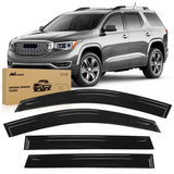 Nilight 4pcs Rain Guards For GMC Terrain 2010 2011 2012 2013 2014 2015 2016 2017